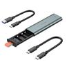 USB-C M.2 NVMe/NGFF Dual Protocol External SSD Enclosure