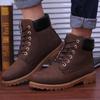 Outdooor Leder Männer Stiefel Frühling Herbst Und Winter Mann Schuhe Ankle Boot männer Schnee Schuh Arbeit Plus Größe 39-46