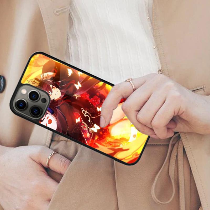 Potrait Hu Tao Genshin Impact Magnetic Phone Case For APPLE iPhone 17 Air 16 14 13 12 Pro Max 15 Plus Wireless MagSafe Cover