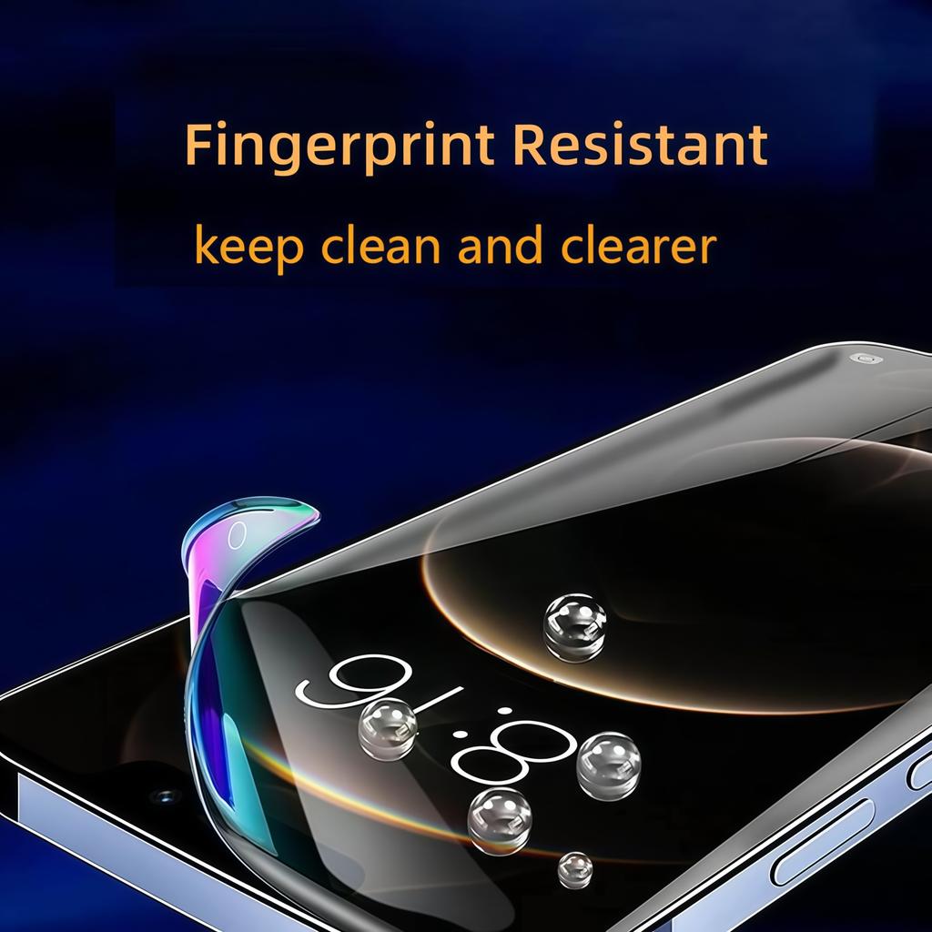 2 Pcs High Sensitive Hydrogel Film For Iphone 17 16 Pro Max 17e 16e ,Transparent Soft TPU Screen Protector