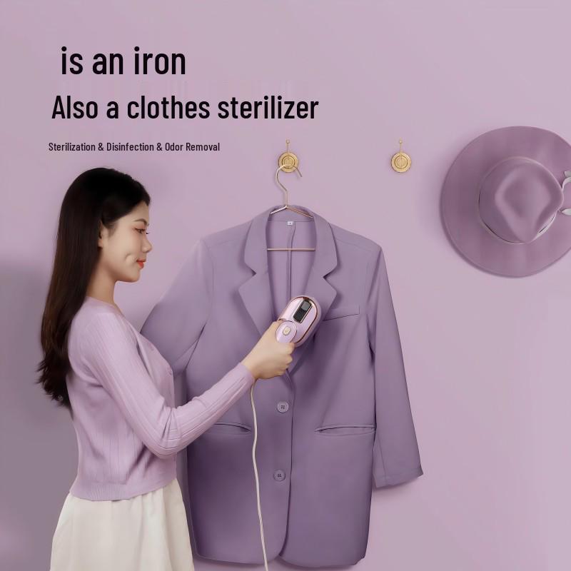 Rotatable Dual-Use Handheld Steam Iron & Portable Garment Steamer