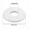 Splittable Wall Hole Decorative Cover White Self-adhesive Water Pipes Hole Cover Round Flange Cover