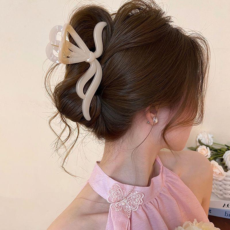 Hohle Haarspangen Mädchen Pferdeschwanzhalter Haarnadeln Haarspange Haarklammer Elegant Lässig Haarschmuck Kopfbedeckung