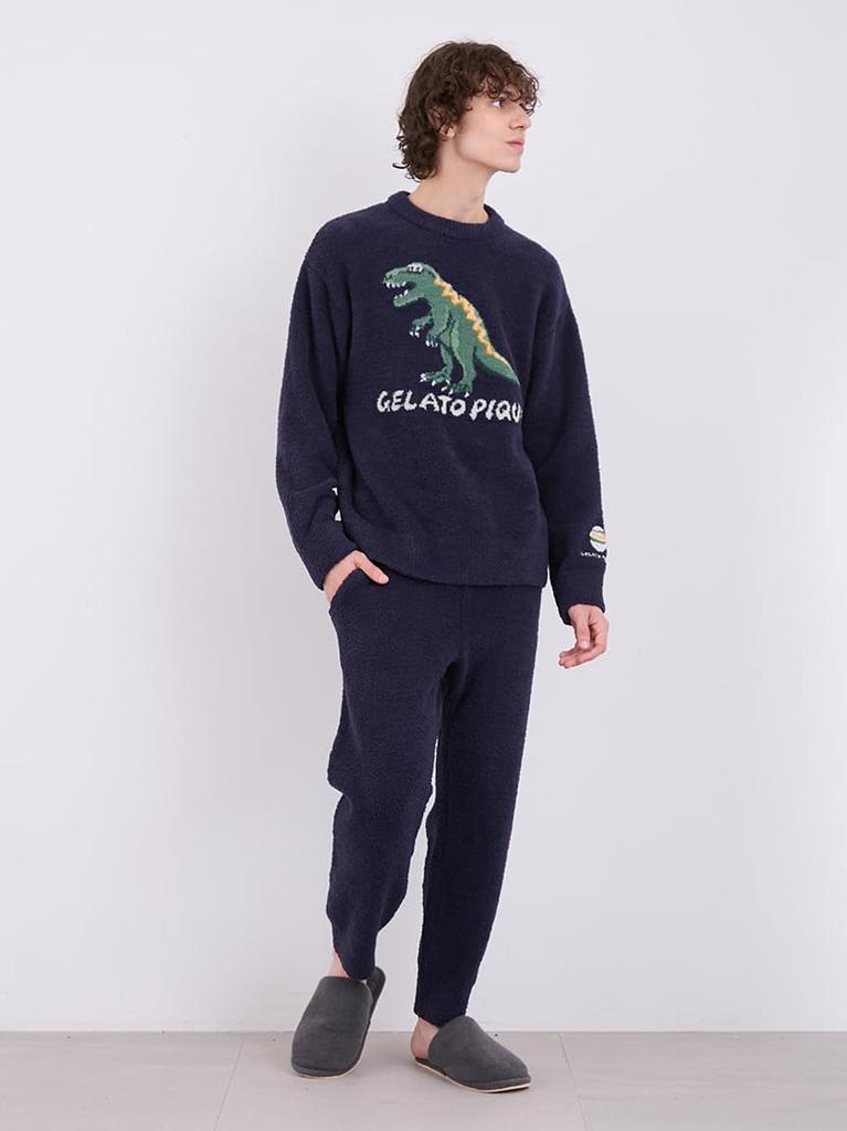 Gelato Pique HOMME Powder Dinosaur JQD Pullover PMNT245944NVYM