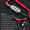 Suitcase Zipper Bag Luggage Travel Lock Backpack Padlock Customs Code Lock Combination Code Lock Mountaineering Buckle Lock