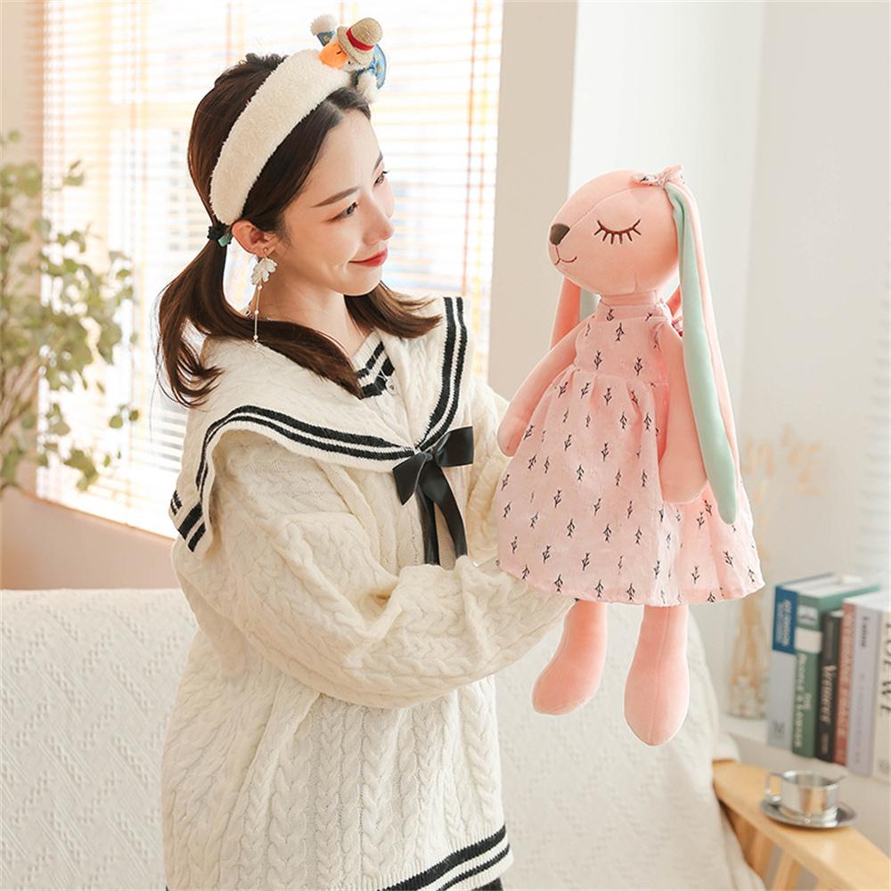 Adorable Cartoon Rabbit Plush Doll Soft Stuffed Toy Kid Hugging Pillow Gift