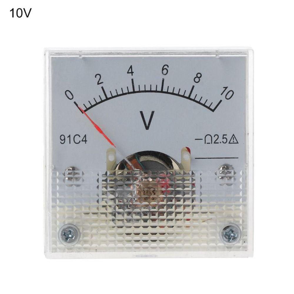 Pointer Type DC Voltmeter 91C4-V Analog Mechanics Plate table Measuring Tool Voltage Meter  Home