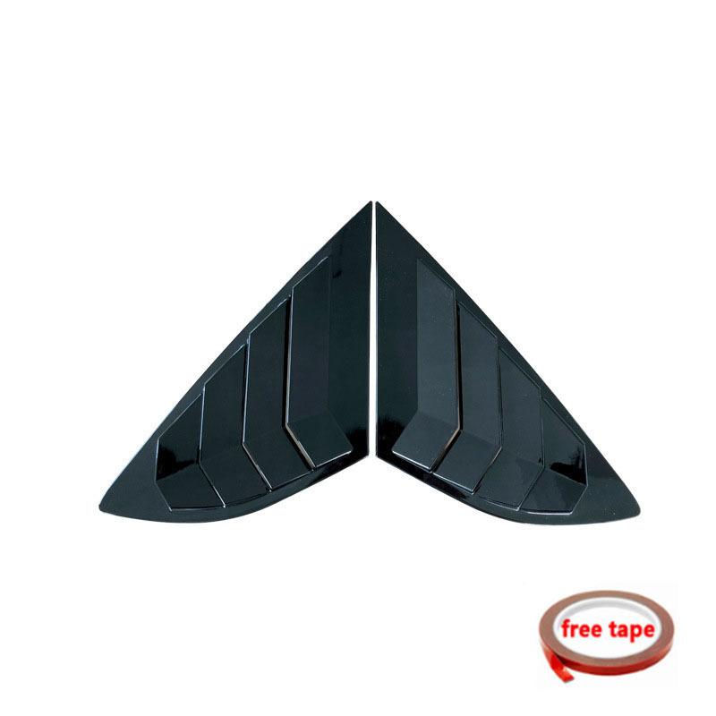 A Pair Rear Side Window Shutters For Ford Mondeo Fusion 2013 -  Side Window Protection Sticker Car Exterior Accessories