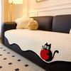 New Special-Shaped One-Piece Straight Row Four-Season Universal Chenille Cartoon Non-Slip And Anti-Cat Scratching Sofa Pad