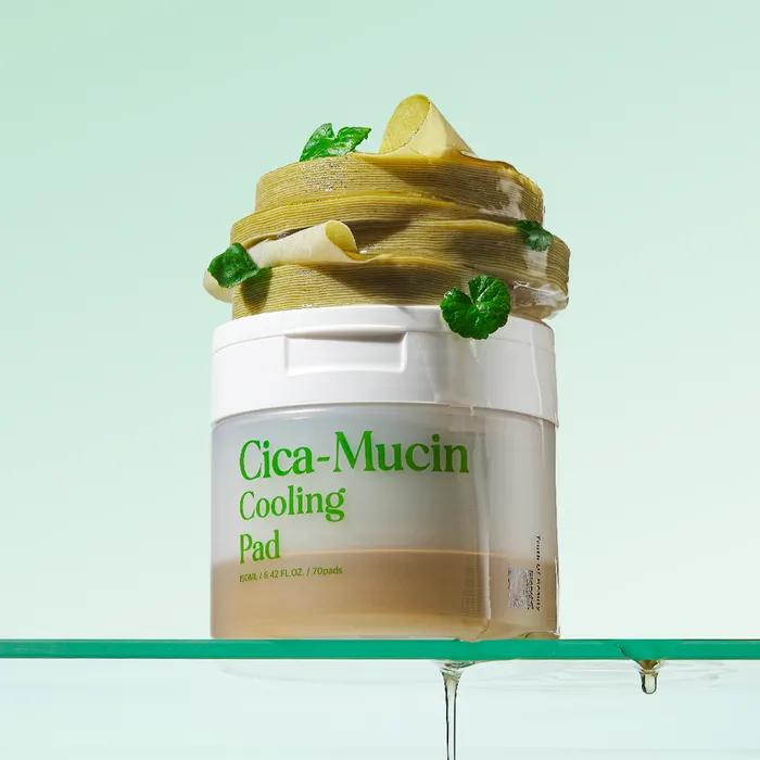 Cica-Mucin Soothing Pads 70 Sheets, 190ml