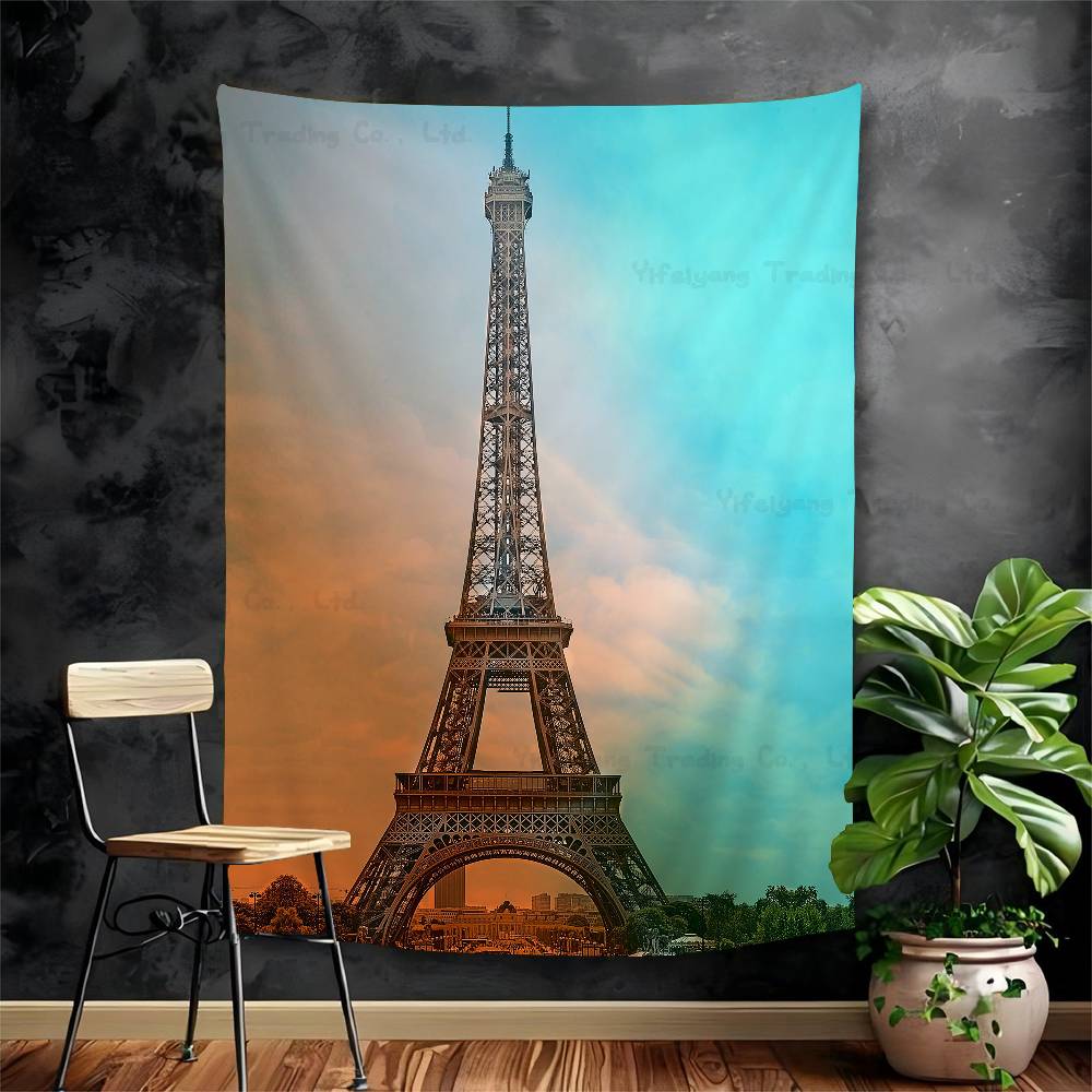 Eiffel Tower Hanging Bohemian Tapestry Cheap Hippie Wall Hanging Bohemian Wall Tapestries Mandala Wall Hanging Home Decor