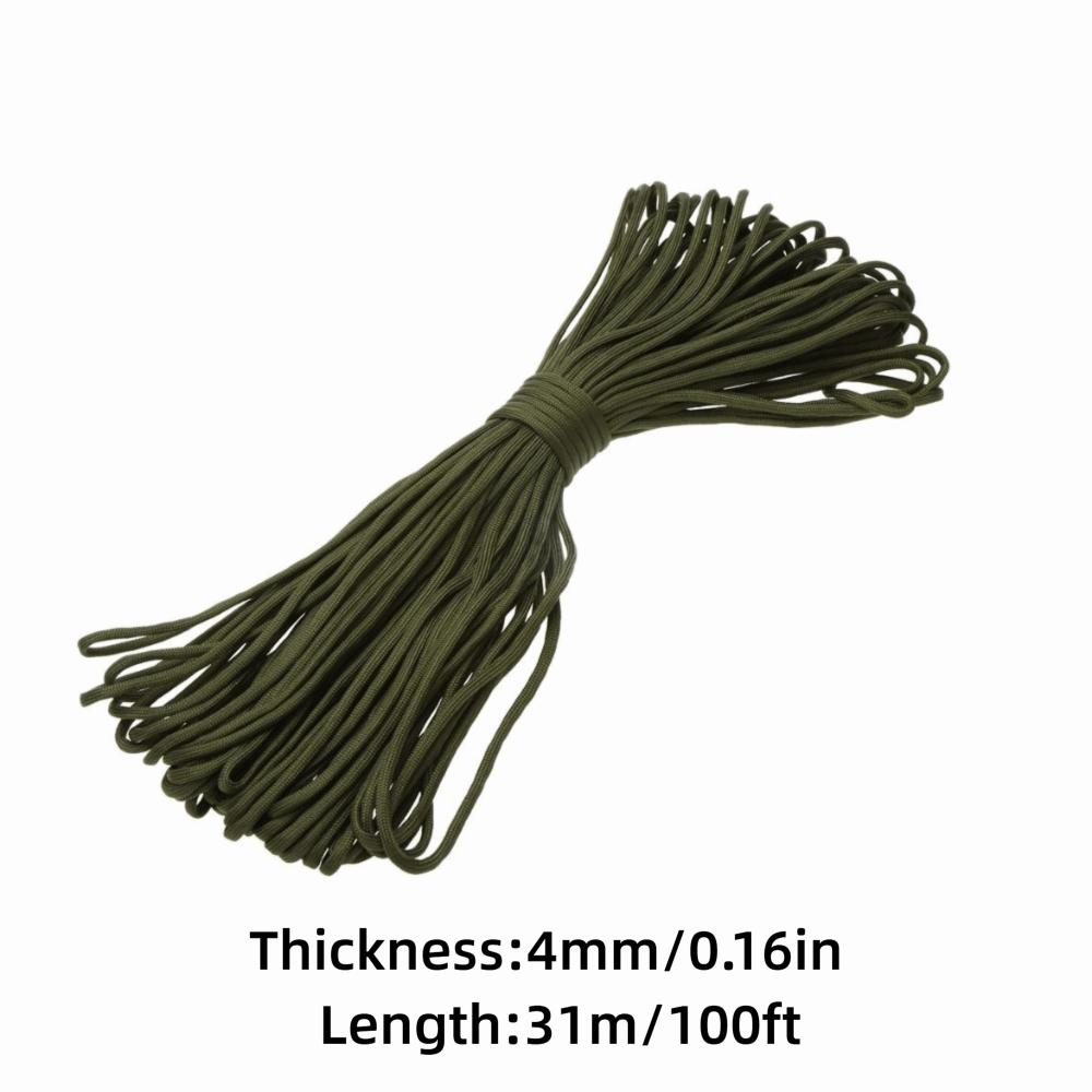 Durable Survival Rope 100 FT Emergency Tool Practical Parachute Cord  Outdoor Survival