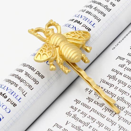 1 Pc Exquisite Cute Women Girl Alloy Bee Hairpin Slide Clip Hair Accessory Gift