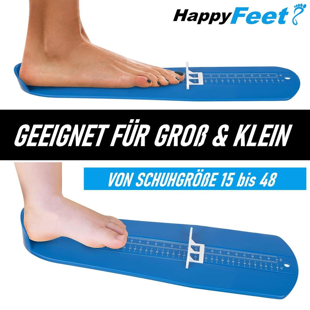 HappyFeet Měřič nohou Měřič nohou Tabulka velikostí bot pro děti a dospělé
