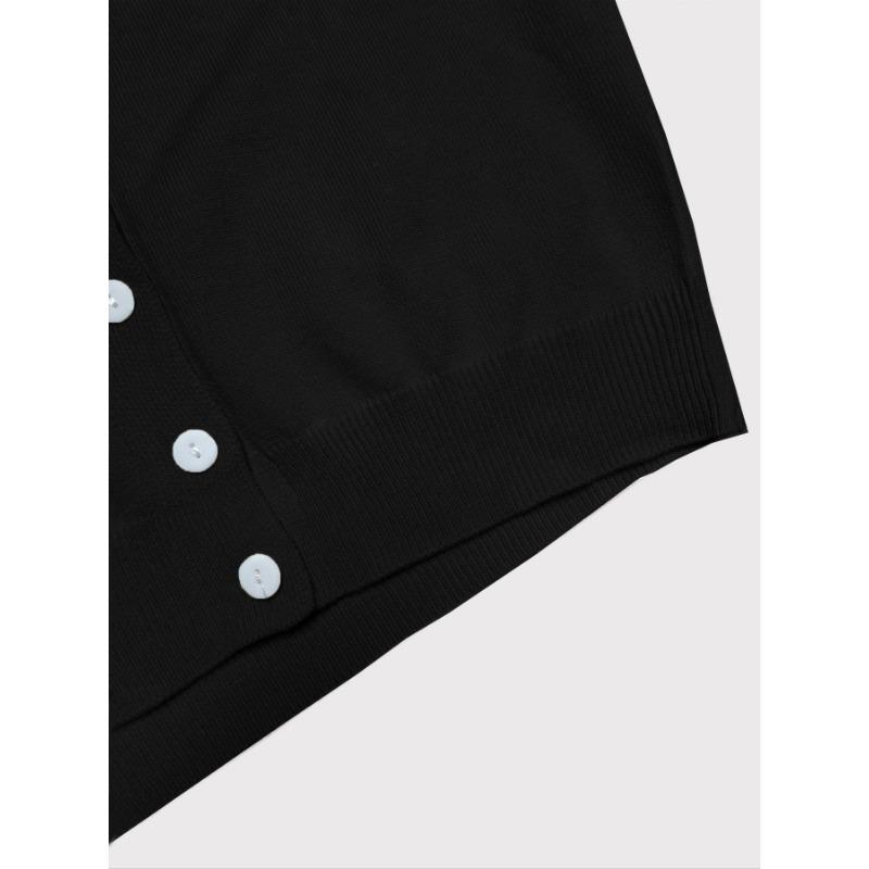 YYFS Camicette e camicie con scollo a V a maniche lunghe con stampa tinta unita primavera autunno moda casual da donna