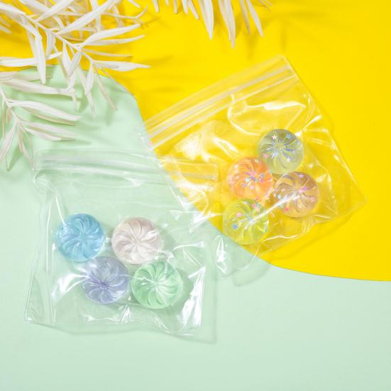 4/8 pezzi Giocattolo Panino al Vapore Trasparente Antistress A Lenta Risalita Piccolo Raviole Giocattolo Sensoriale Rilassante per le Mani Palla Antistress Da Spremere Giocattolo Fidget
