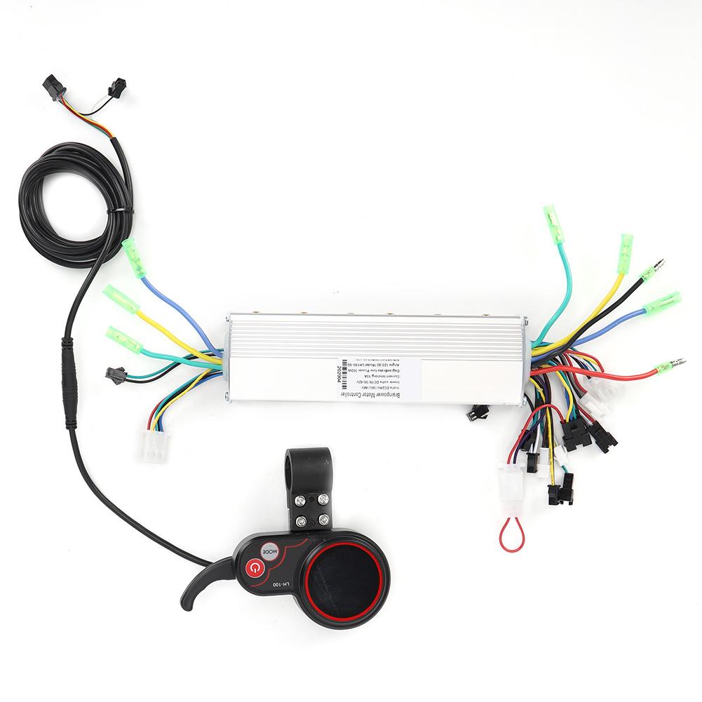 Controler Ecran Color LCD Accelerație de Deget Mare Dublă Acționare pentru Trotinetă Electrică Instrument Bicicletă Electrică de Munte 60V