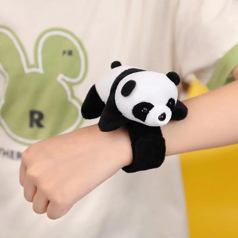Cute Cartoon Panda Snap Bracelets Panda Girl Hair Band Children's Bracelet Creative Children's Toy Children's Gift