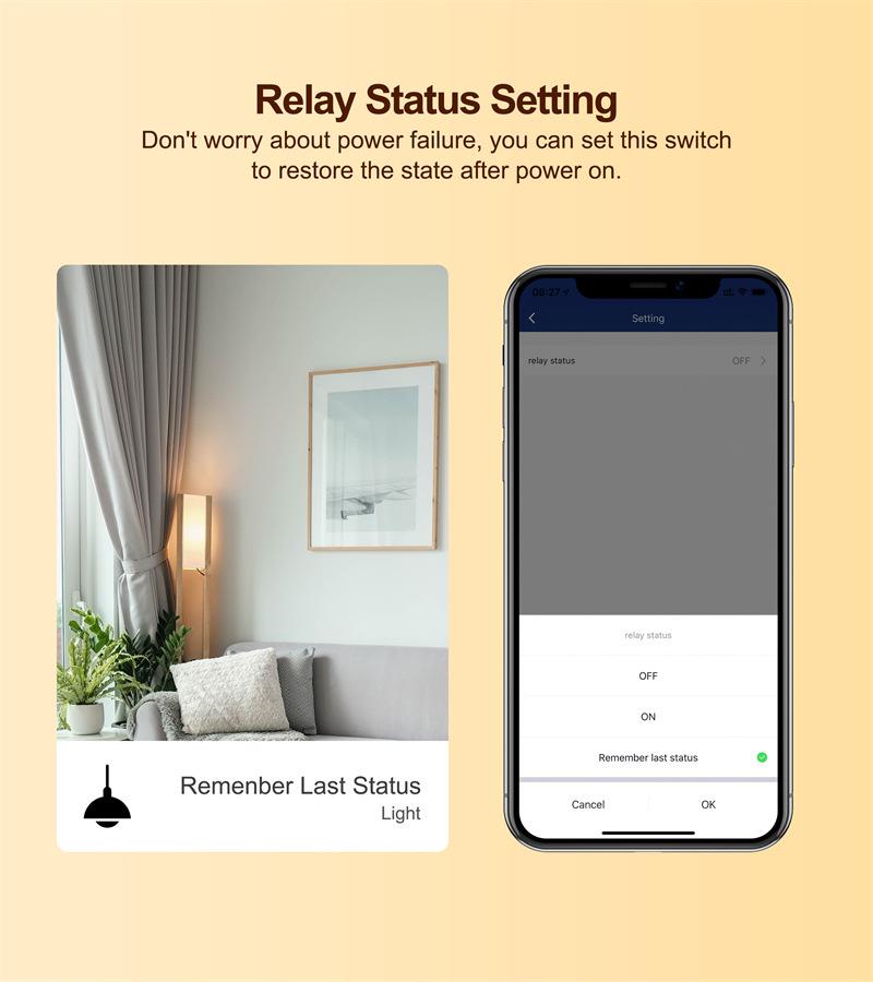Smart WiFi Graffiti Switch: Alexa-Compatible On/Off Timer & Dimming Module with Dual Control