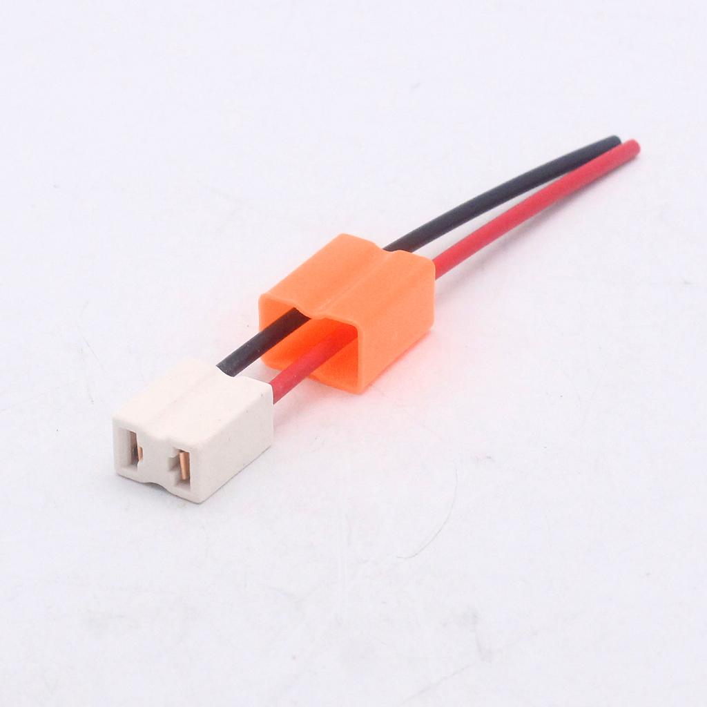 2pcs Ceramic H7 Headlight Adapter Repair Plug Sockets DC12V 24V 2-Wires Headlight Bulb Ceramic Socket Plug Connector