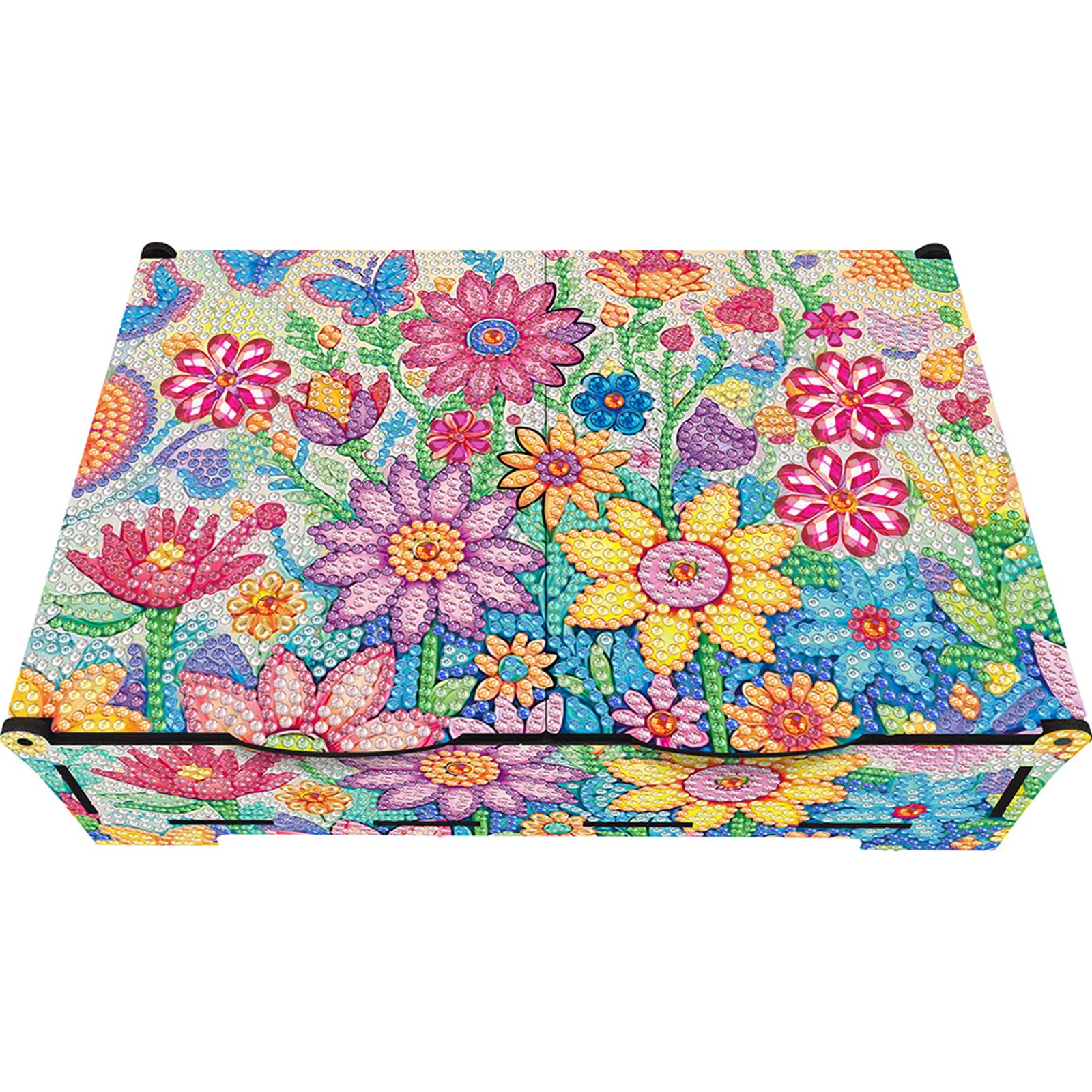 

Diamond Painting Wooden Storage Box Diamond Art Storage Case for Jewelry & Crafts Organization