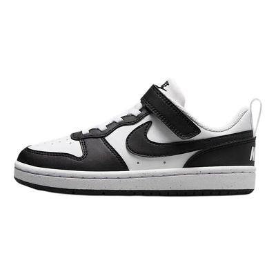 Court Borough Low Recraft PS Negro Blanco Zapatillas para Niños DV5457-131