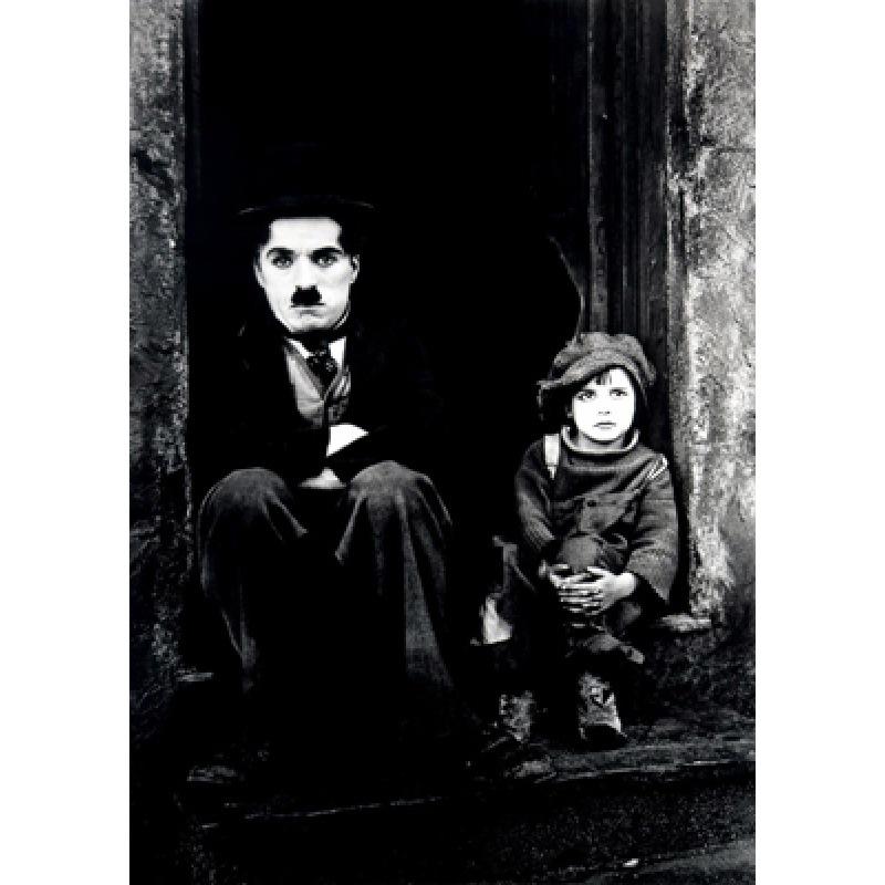 

Charlie Chaplin Comedy Masterpiece Poster with Photo Frame - Free Shipping for Coffee Shop, Tea House, Bar Decor White card paper (non-adhesive) 30*42 cm