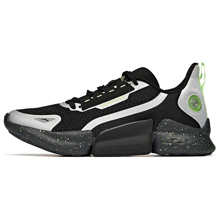 ANTA x Overwatch Training Series Sneakers Black Silver Green Men s 112027786-12 EU 40.5