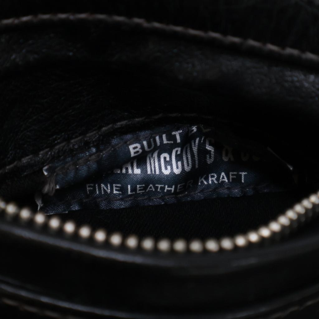 THE REAL MCCOY'S Excellent condition BUCO J-100 brown horsehide stand-collar rider's jacket Jacket 36 blackUsed