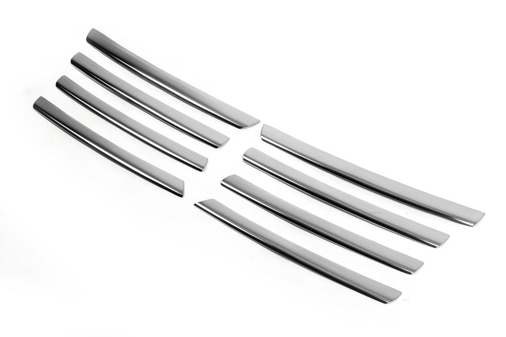 Grille Overlays (stainless Steel) 2001-2005, OmsaLine - Italian Stainless Steel for Volkswagen Passat B5