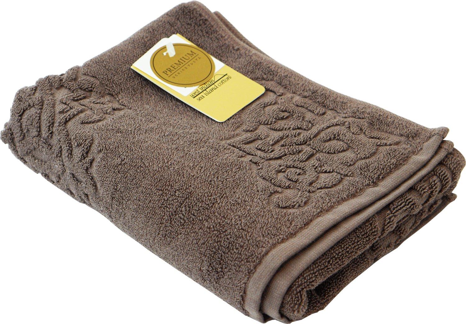 

UCHINO Fiber Хлопок Си Айленд Лицо 33 x 9236F021 Jewel Luxury Полотенце, 85см, Коричневый,