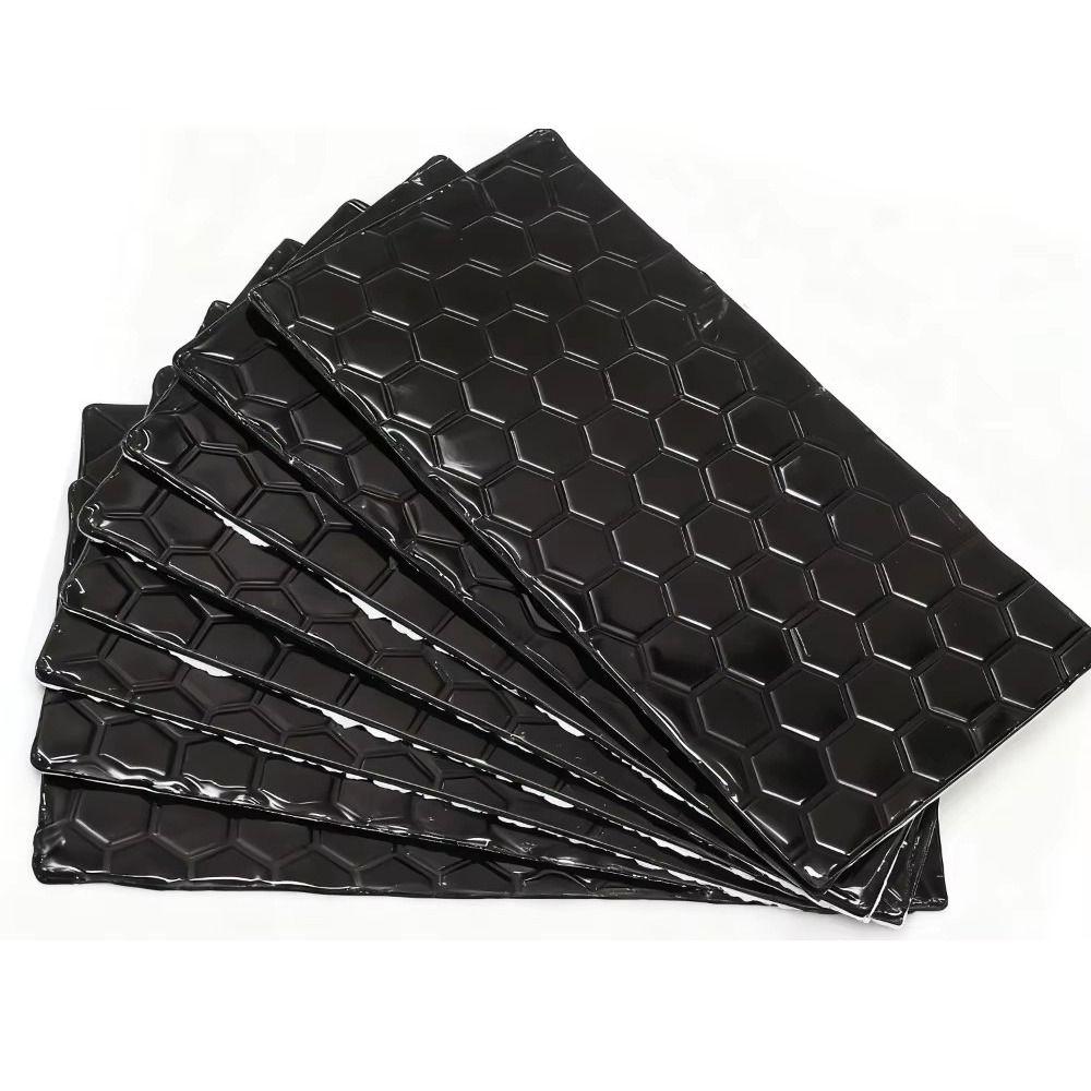 1Pcs 20x10cm Car Sound Deadener Aluminum Foil Coated Soundproofing Board  for Car Door Trunk Hood