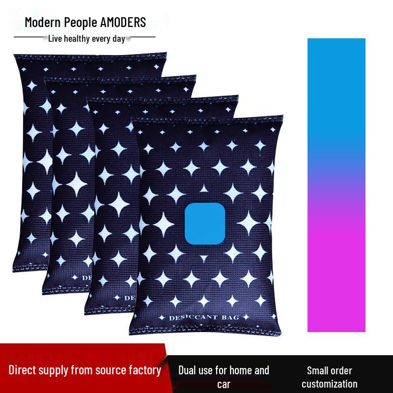 Color-Changing Silicone Desiccant Bag: Car & Household Moisture Absorber