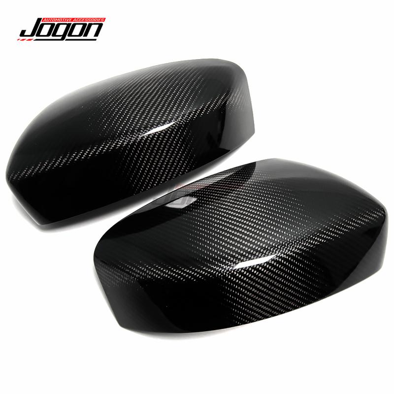 100% Real Carbon Fiber Side Rearview Mirror Caps For Maserati Levante 2016- Car Outlet Side Rear Mirror View Cover Trim