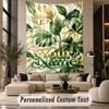 Nature Landscape (63) Theme Personalized Tapestry Custom Name Text Wall Hanging Tapestry Home Background Decoration