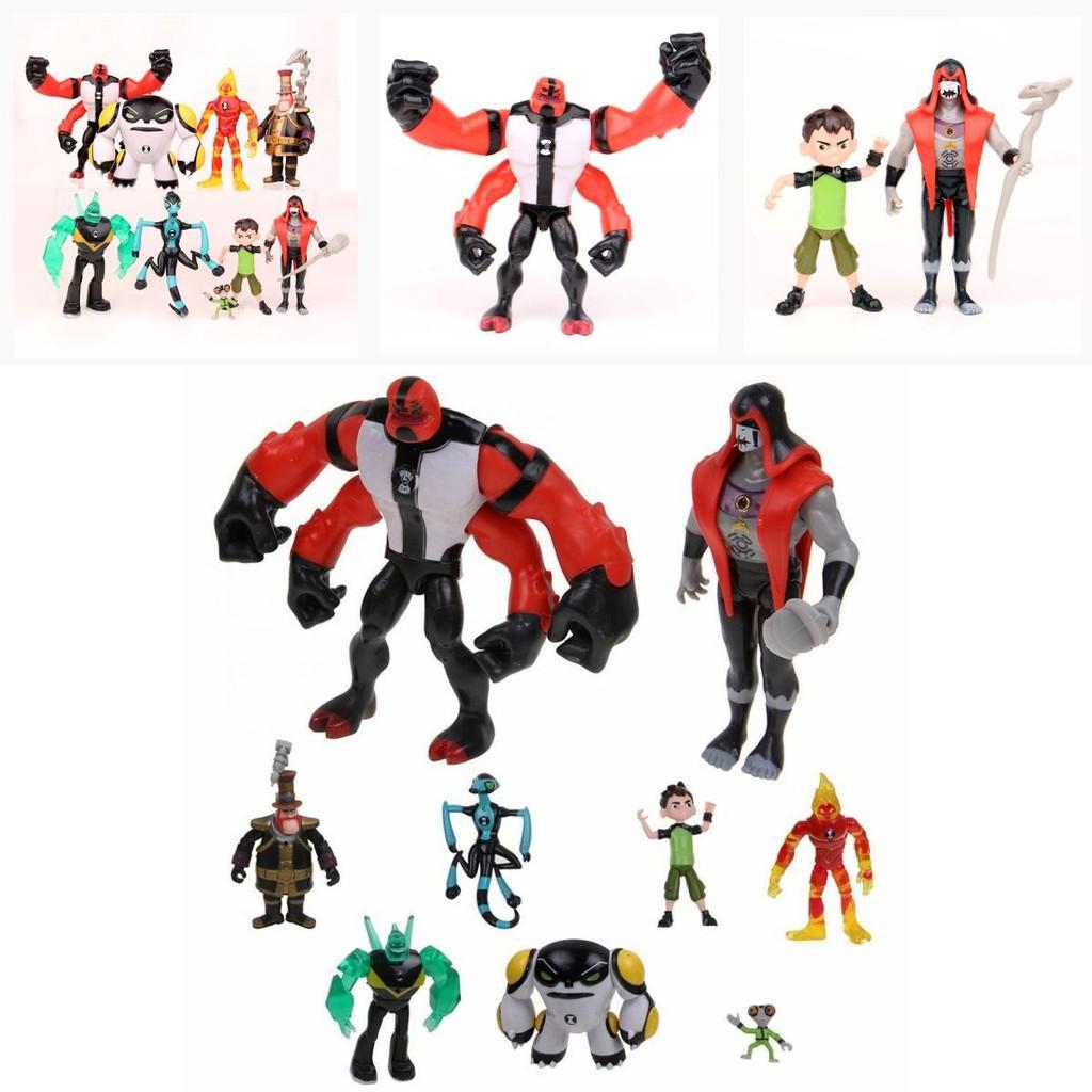 Klasické figurky postav Ben 10 Perfektní pro zdobení dortů nebo jako sběratelský dárkový set