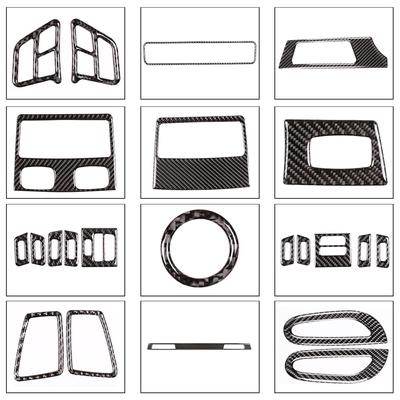 Samolepky rámu Carbon Fiber Car Console Pro BMW řady 3 E90 E92 E93 Car Center Ovládací panel AC Kryty Styl auta