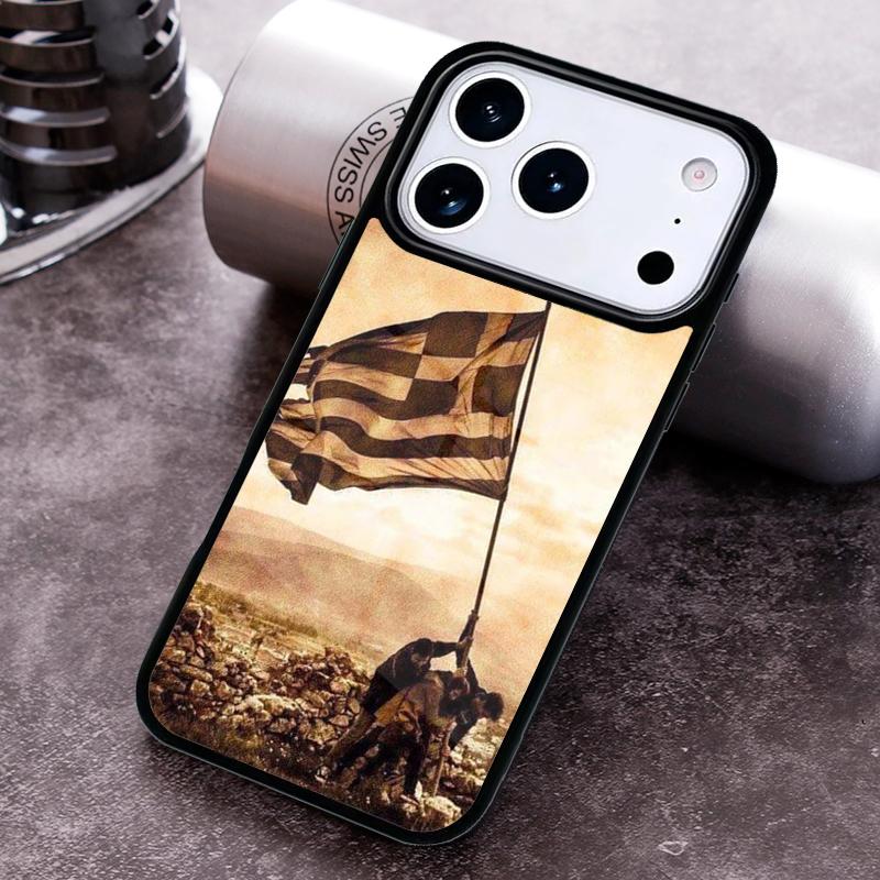 Greece Greek Flag soft Phone Case for iPhone 17 16 15 Pro Max Air 14 13 12 11 Plus Shockproof Cover