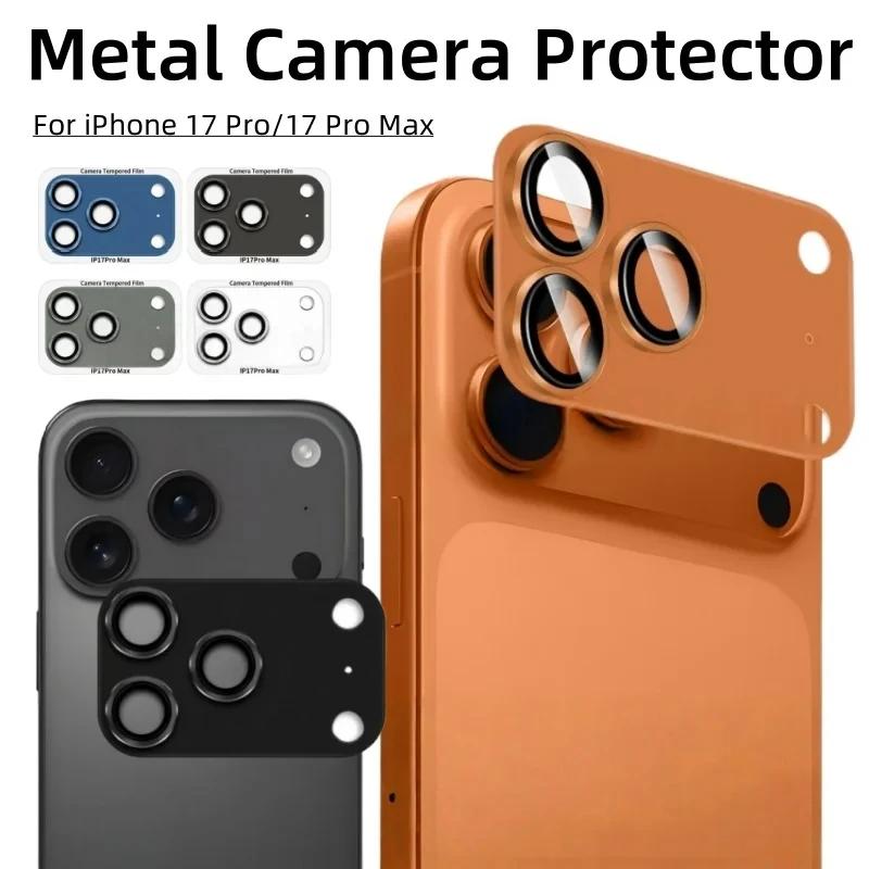 1Pc Protective Film For iPhone 17 Pro Max For iPhone 17 Pro Full Coverage Ultra-Thin Camera Lens Protector Metal Frame 2026 New