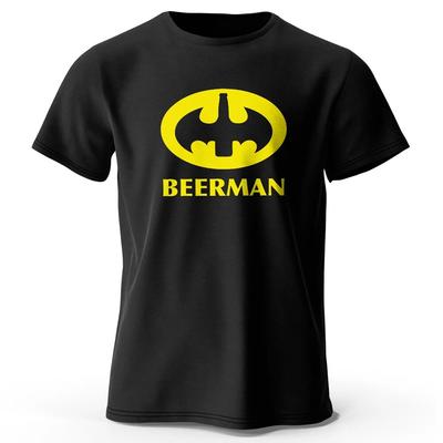 Men's Beer Printed T-Shirt Oversized Classic Funny Graphic Tees Women Summer Tops Clothes