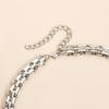 Pearls Accented Flowing Fringe Necklace Layering Chain Design Everyday Elegances Jewelry For Modern Women
