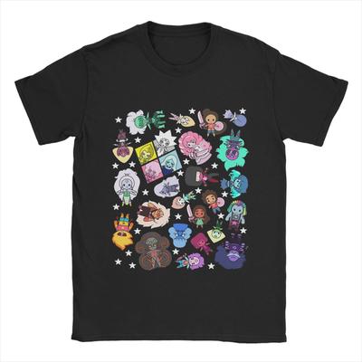 Steven Universe  T Shirt Summer  Cotton T-Shirts For Men's Fashion Casual Tee Shirt Short Sleeve Y2K Retro Tees