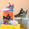 Boys 2025 New Spring and Autumn Breathable Mesh Children's Sports Shoes Medium and Older Boys Non-slip Basketball Shoes