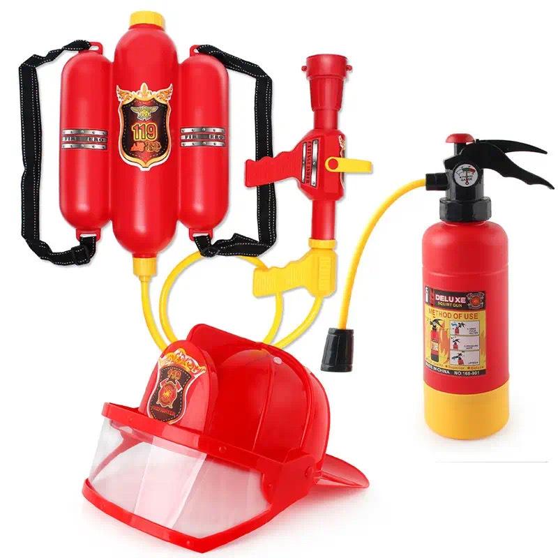 Kids' Pump-Action Fire Hose Water Blaster Toy for Summer Fun