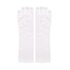 Nail Art UV Protection Gloves for UV LED Lamp Nail Dryer Light Radiation Protection, Nail Art Tool Open-toed White