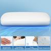 Viscoelastic Pillow 81x40 Cm Of Viscoelastic Foam With Ergonomic Design For Sleeping On Side And Back Cream