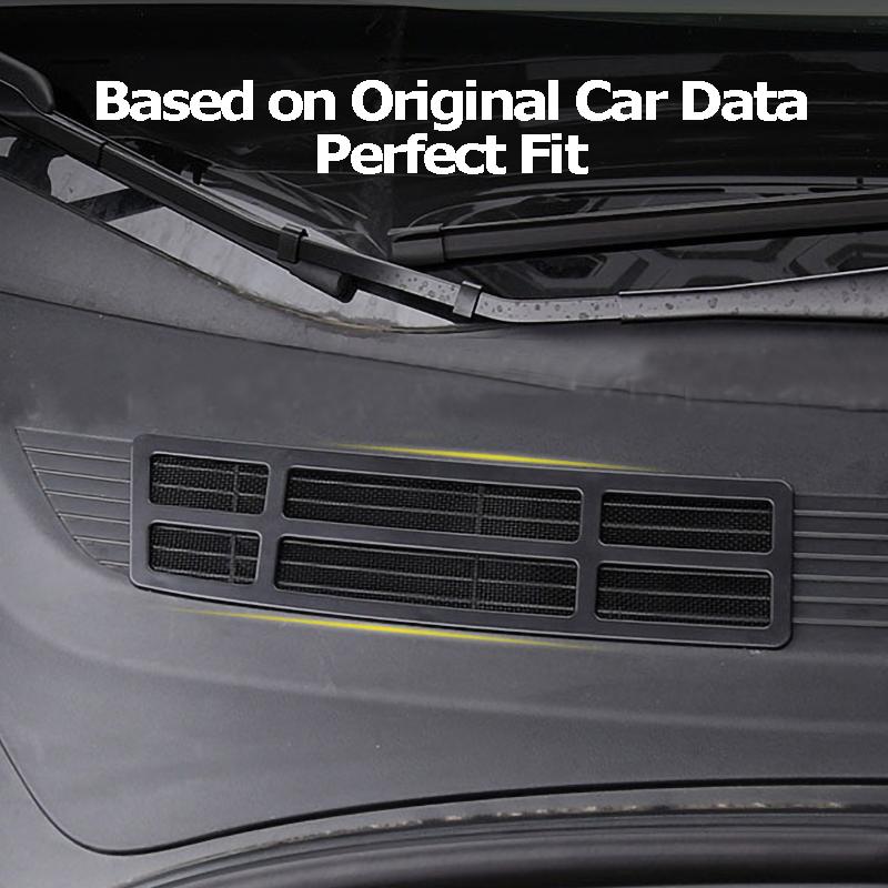 Air Inlet Protective Cover for Tesla Model 3 Y Intake Vent Net Grill Insect-proof Filter Front Face Car Interior Accessories