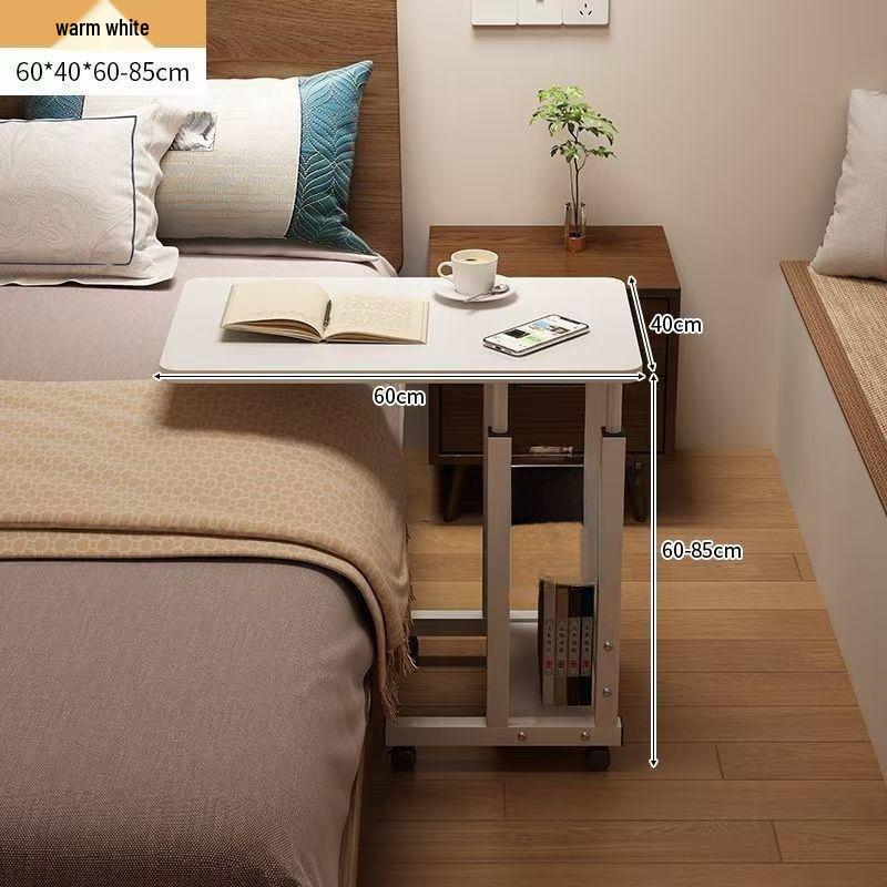 Adjustable Portable Bedside Desk: Movable Study Table for Dorms