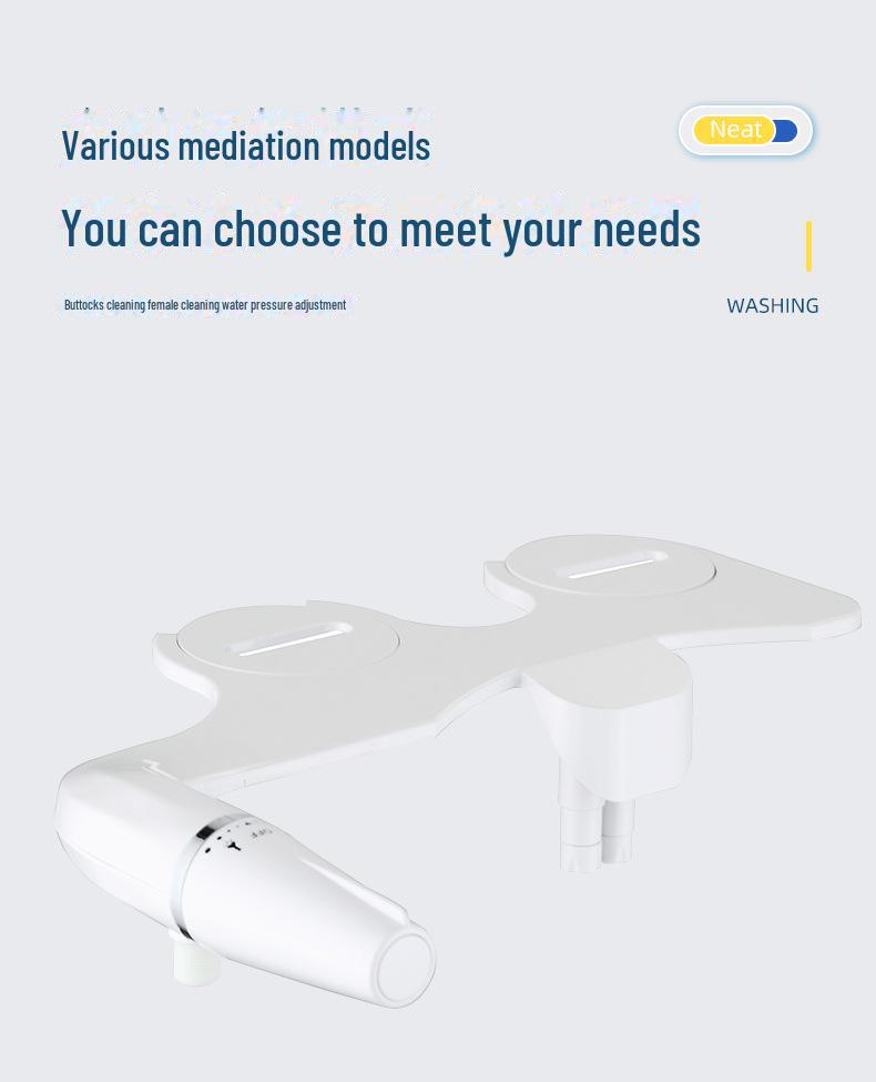 Dual Nozzle Smart Bidet Seat - Non-Electric, Cross-Border Toilet Cleaner