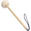 80mm Head Diameter Gong Mallet Wood Core with Soft Velvet Head Mallet Gong Parts Drumsticks for Percussion
